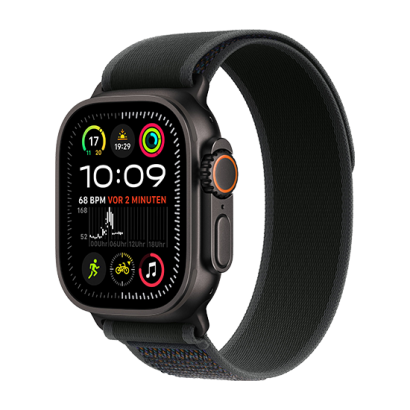 Watch Apple Watch Ultra 2 (2024) LTE 49mm Black Titanium Case with Trail Loop M/L - Black