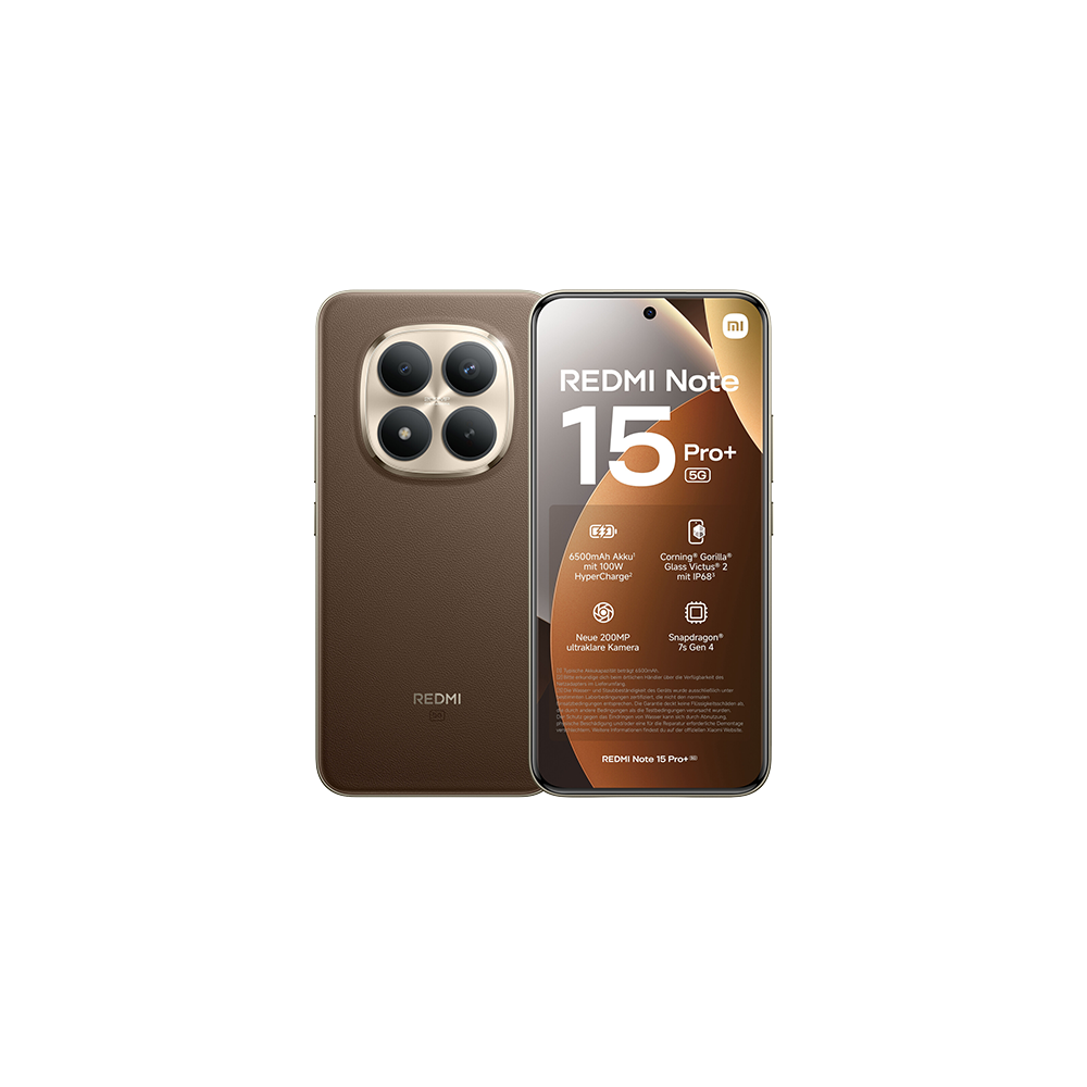 Xiaomi Redmi Note 15 Pro+ 5G Dual Sim 8GB RAM 256GB - Brown