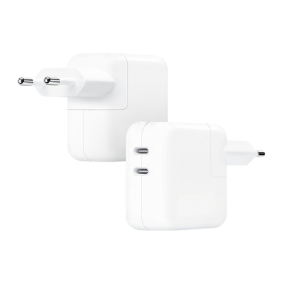 Apple 35W Dual USB-C Port Power Adapter - White
